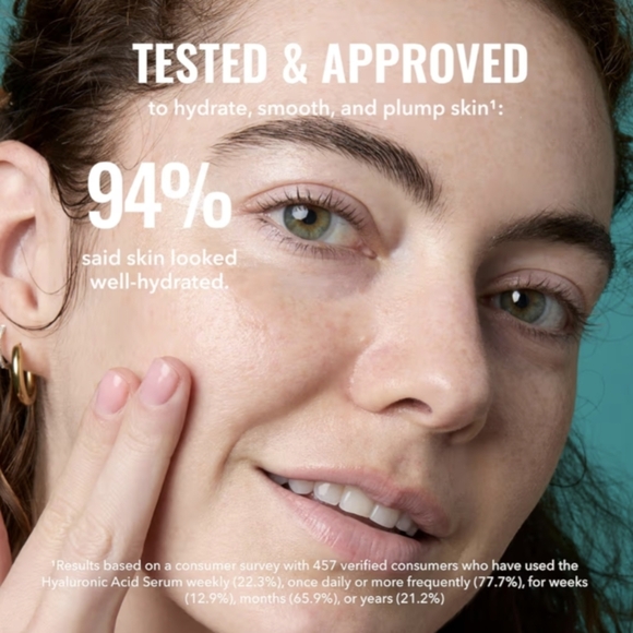 Good Molecules Hyaluronic Acid Serum 1% Ultra Hydrating Moisturizer Skincare - Picture 4 of 7